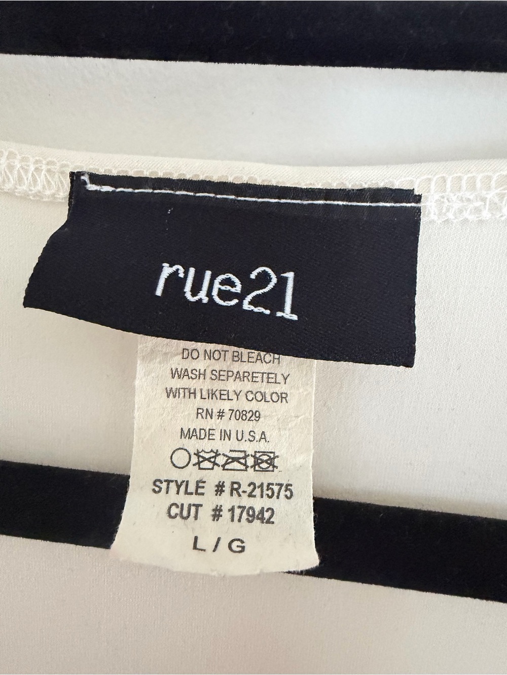 Cream Drape Neck Sleeveless Top - Picture 7 of 7